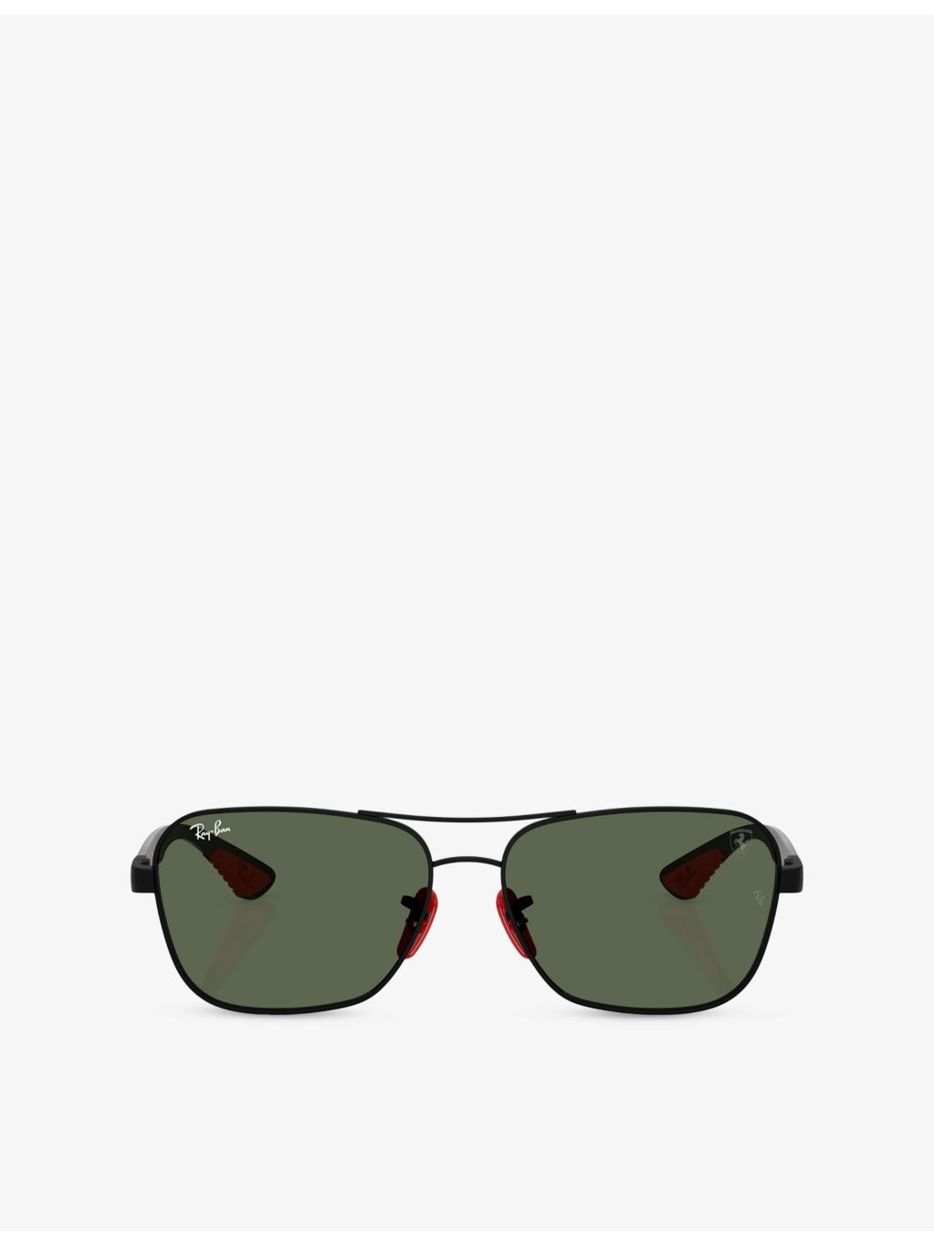 Ray-Ban Scuderia Ferrari square-frame metal sunglasses, UK version