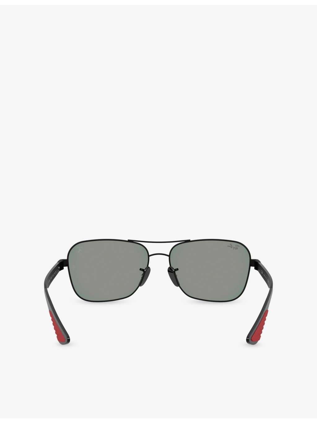 Ray-Ban Scuderia Ferrari square-frame metal sunglasses, UK version