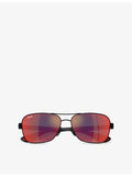Ray-Ban Scuderia Ferrari square-frame metal sunglasses, UK version