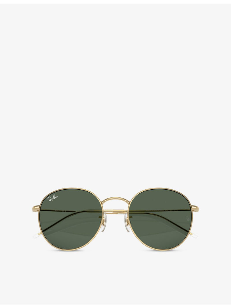 Ray-Ban round-frame metal sunglasses RBR0103S (British brand)