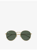Ray-Ban round-frame metal sunglasses RBR0103S (British brand)