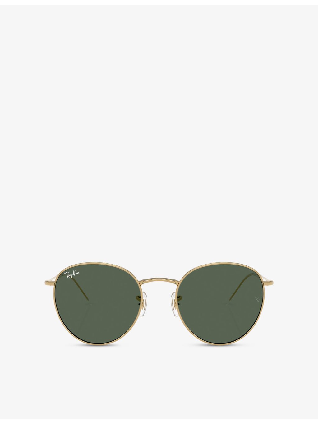 Ray-Ban round-frame metal sunglasses RBR0103S (British brand)