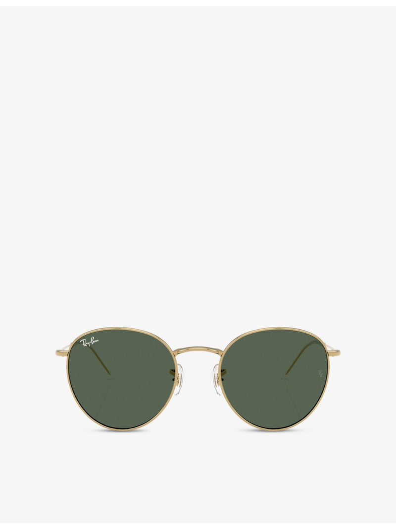 Ray-Ban round-frame metal sunglasses RBR0103S (British brand)