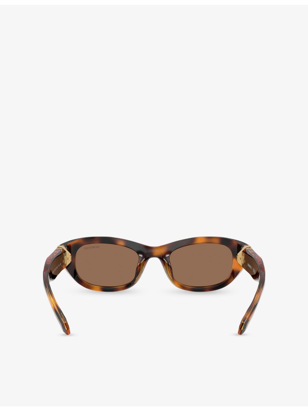 Swarovski cat-eye acetate sunglasses with crystal embellishment, UK version