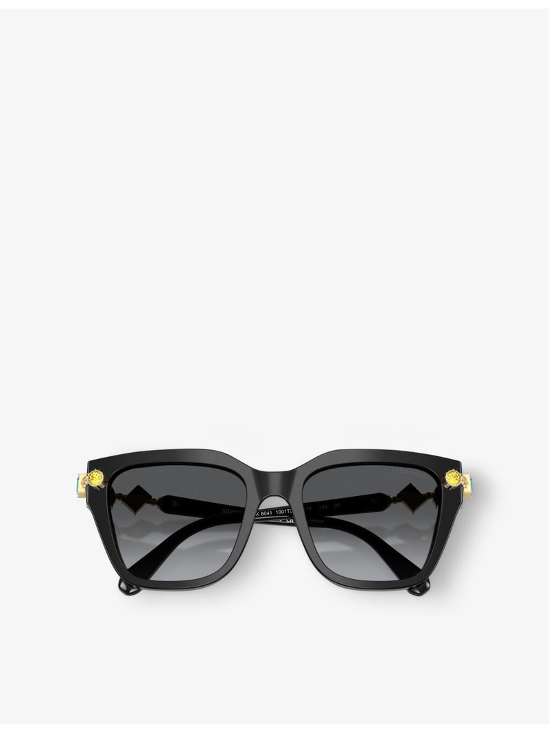 Swarovski SK6041 acetate sunglasses irregular frame 53mm, UK version