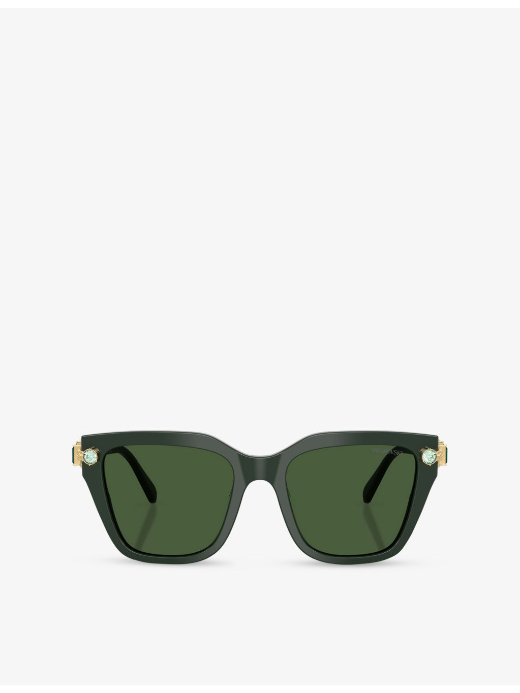 Swarovski SK6041 acetate sunglasses with irregular frame, UK version