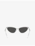 Swarovski SK7030 cat-eye metal sunglasses, imported from the UK