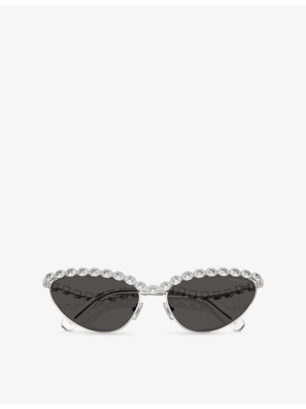 Swarovski SK7030 cat-eye metal sunglasses, imported from the UK