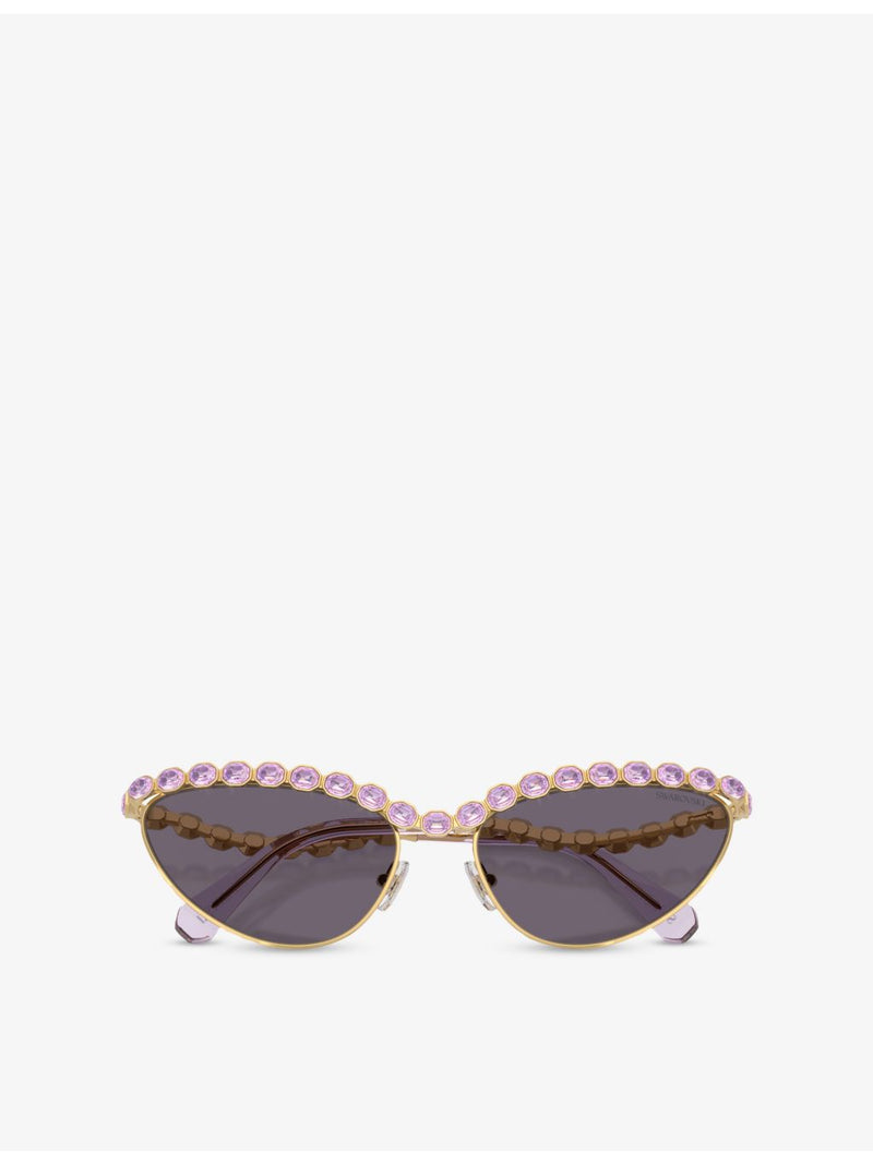 Swarovski cat-eye sunglasses SK7030, imported from the UK