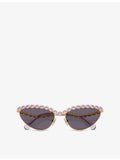 Swarovski cat-eye sunglasses SK7030, imported from the UK