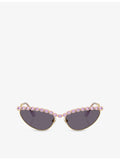 Swarovski cat-eye sunglasses SK7030, imported from the UK