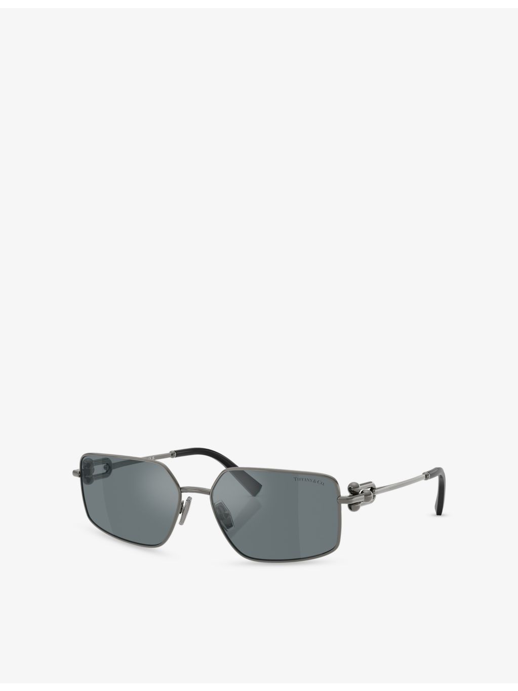Tiffany & Co rectangle metal sunglasses TF3111, UK version