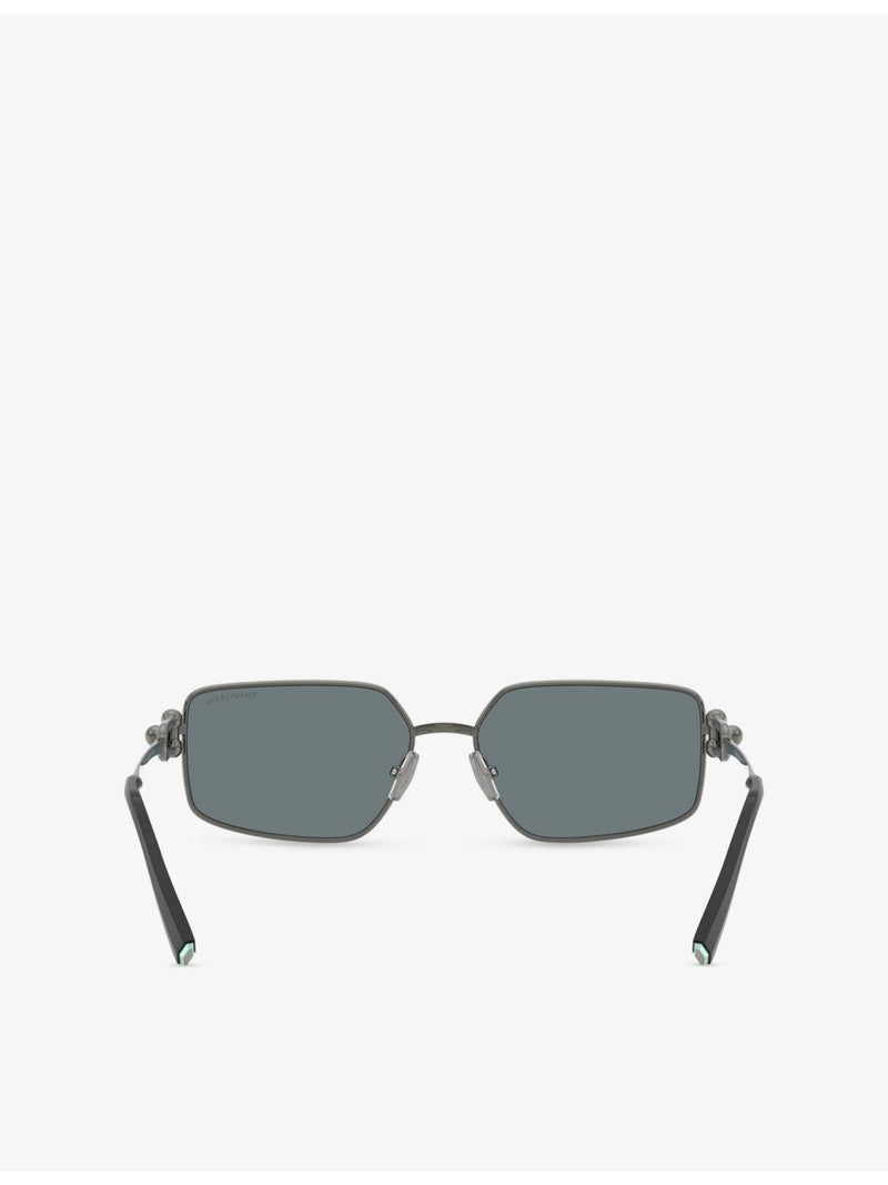Tiffany & Co rectangle metal sunglasses TF3111, UK version