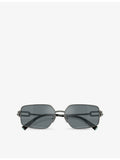 Tiffany & Co rectangle metal sunglasses TF3111, UK version