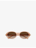 Tiffany & Co TF4242D round-frame acetate sunglasses, imported from the UK