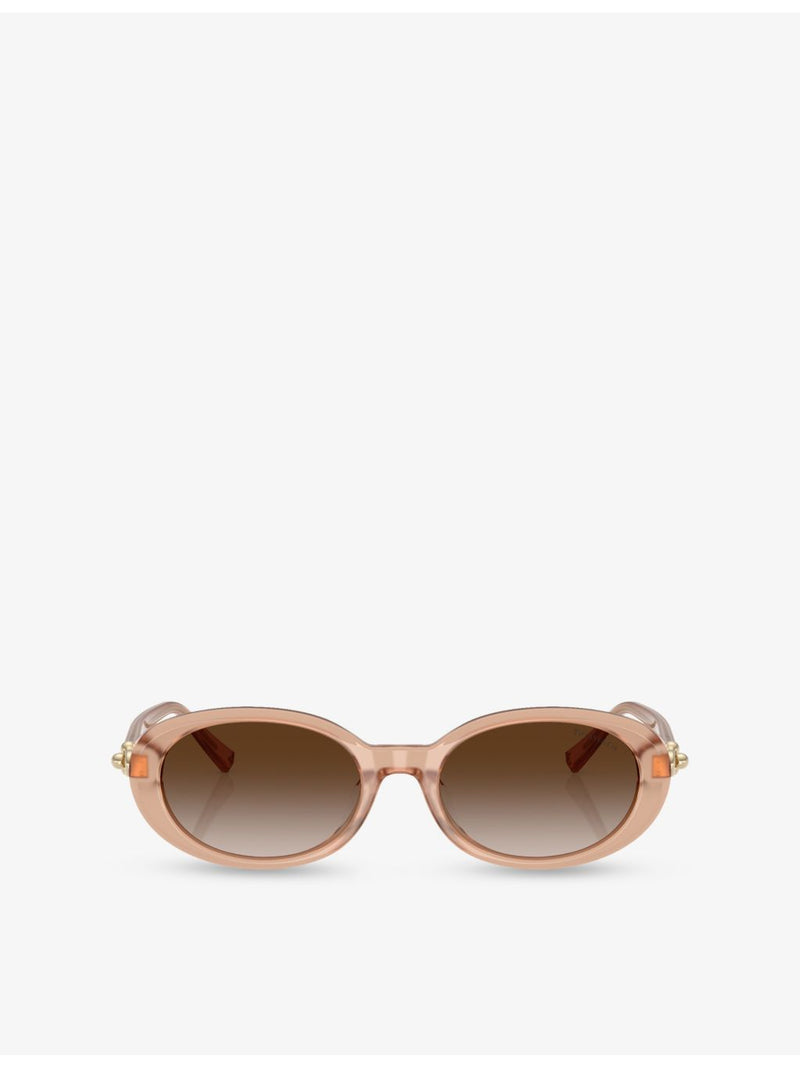 Tiffany & Co TF4242D round-frame acetate sunglasses, imported from the UK