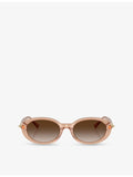 Tiffany & Co TF4242D round-frame acetate sunglasses, imported from the UK