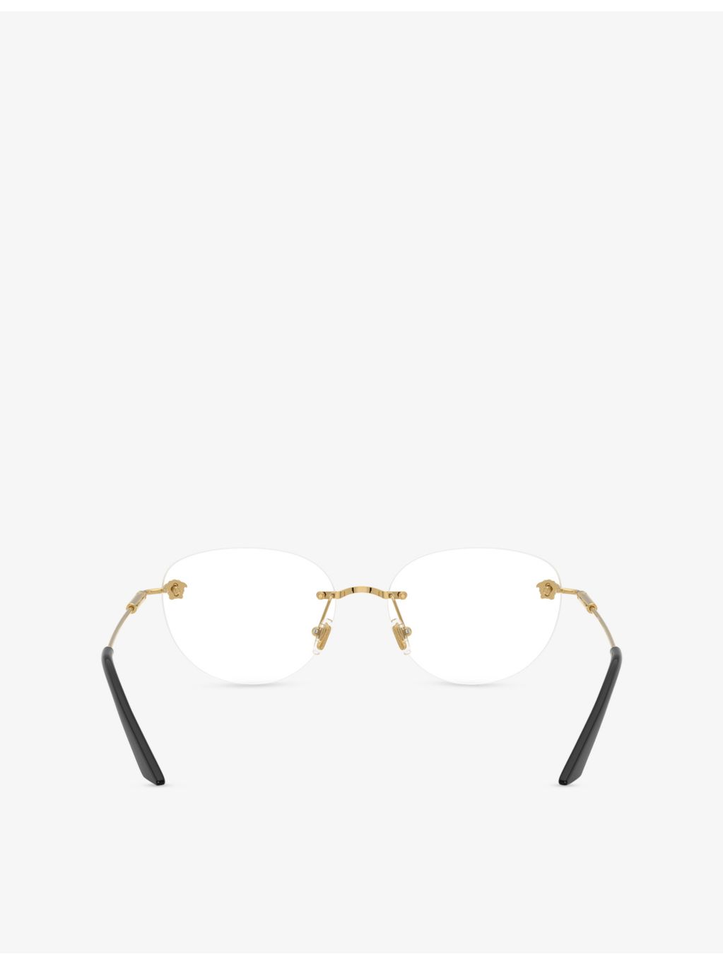 Versace round metal optical glasses VE1305 (British brand)