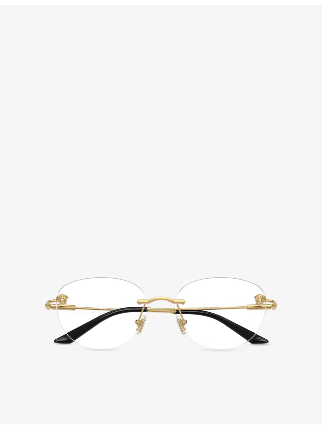 Versace round metal optical glasses VE1305 (British brand)