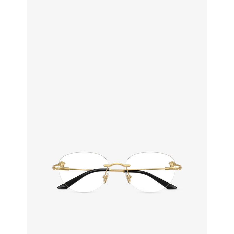 Versace round metal optical glasses VE1305 (British brand)