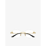 Versace round metal optical glasses VE1305 (British brand)