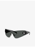 Versace VE2280 shield-frame metal sunglasses - British product