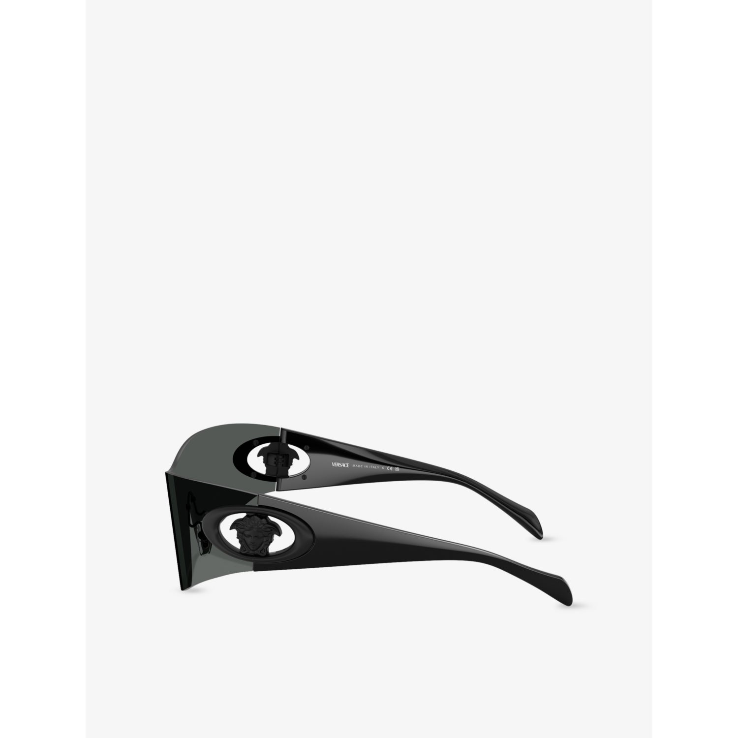 Versace VE2280 shield-frame metal sunglasses - British product