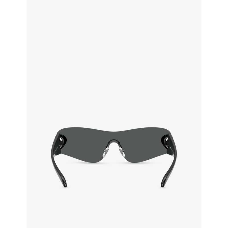Versace VE2280 shield-frame metal sunglasses - British product