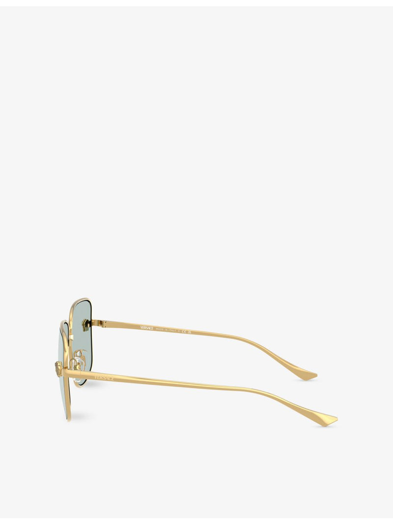 Versace VE2282 square-frame metal sunglasses (British brand)