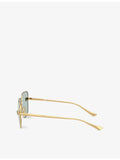 Versace VE2282 square-frame metal sunglasses (British brand)