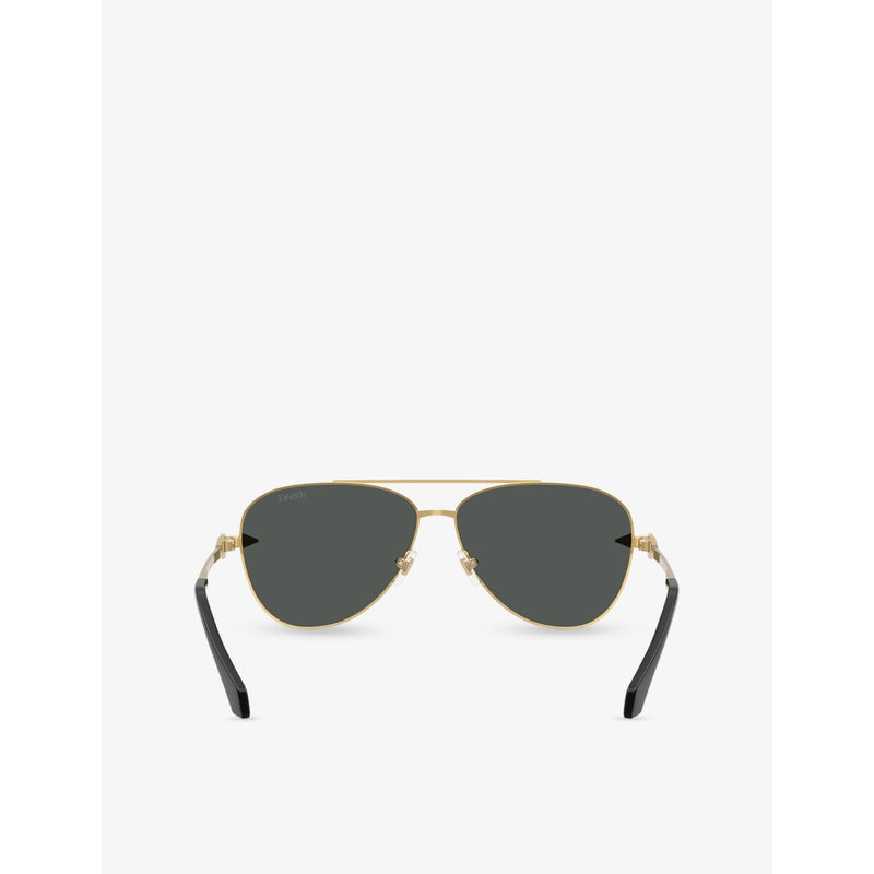 Versace aviator sunglasses gold-toned - British product