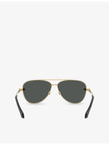 Versace aviator sunglasses gold-toned - British product