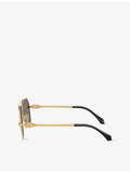 Versace irregular-frame metal sunglasses VE2284 (British brand)