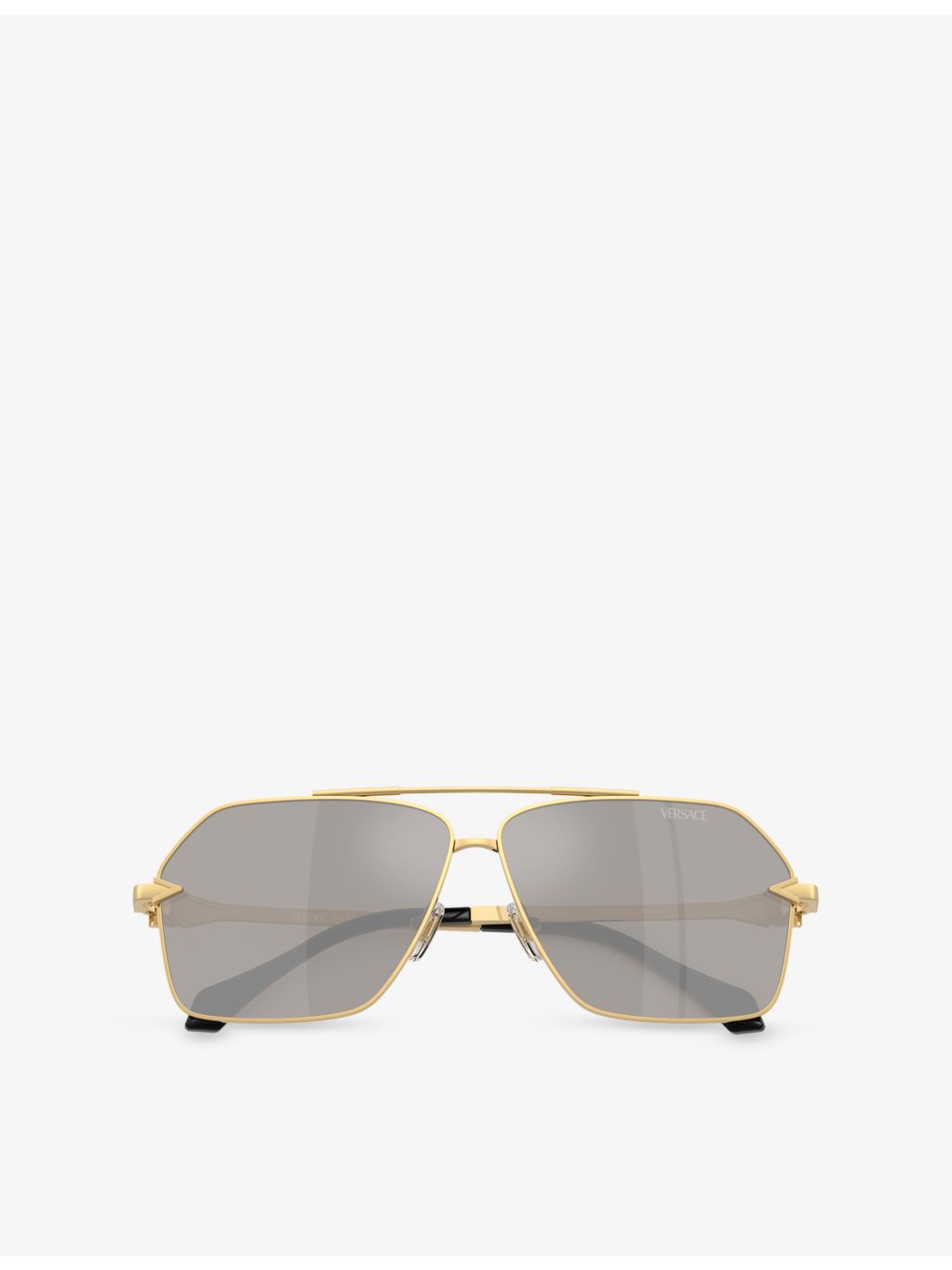 Versace irregular-frame metal sunglasses VE2284 (British brand)