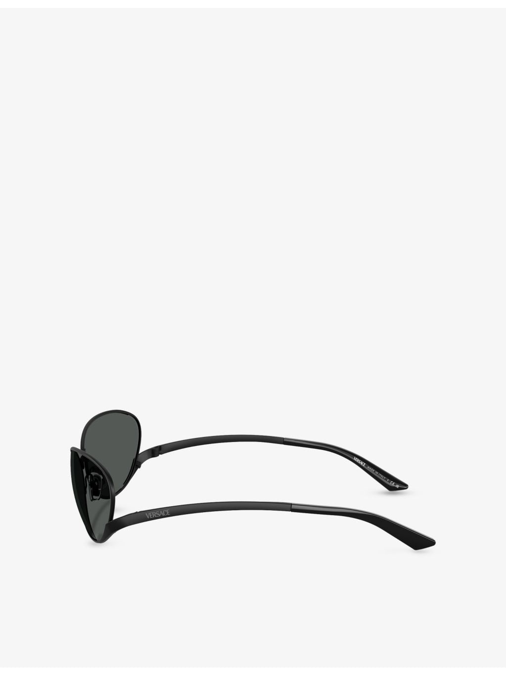 Versace VE2285 oval-frame metal sunglasses, imported from the UK