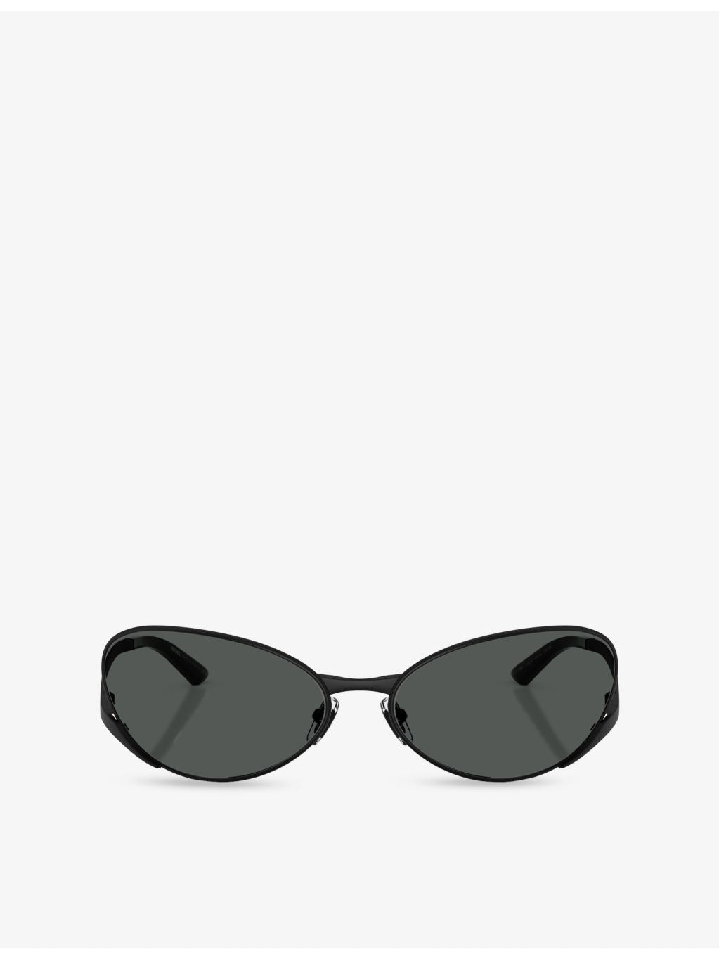 Versace VE2285 oval-frame metal sunglasses, imported from the UK