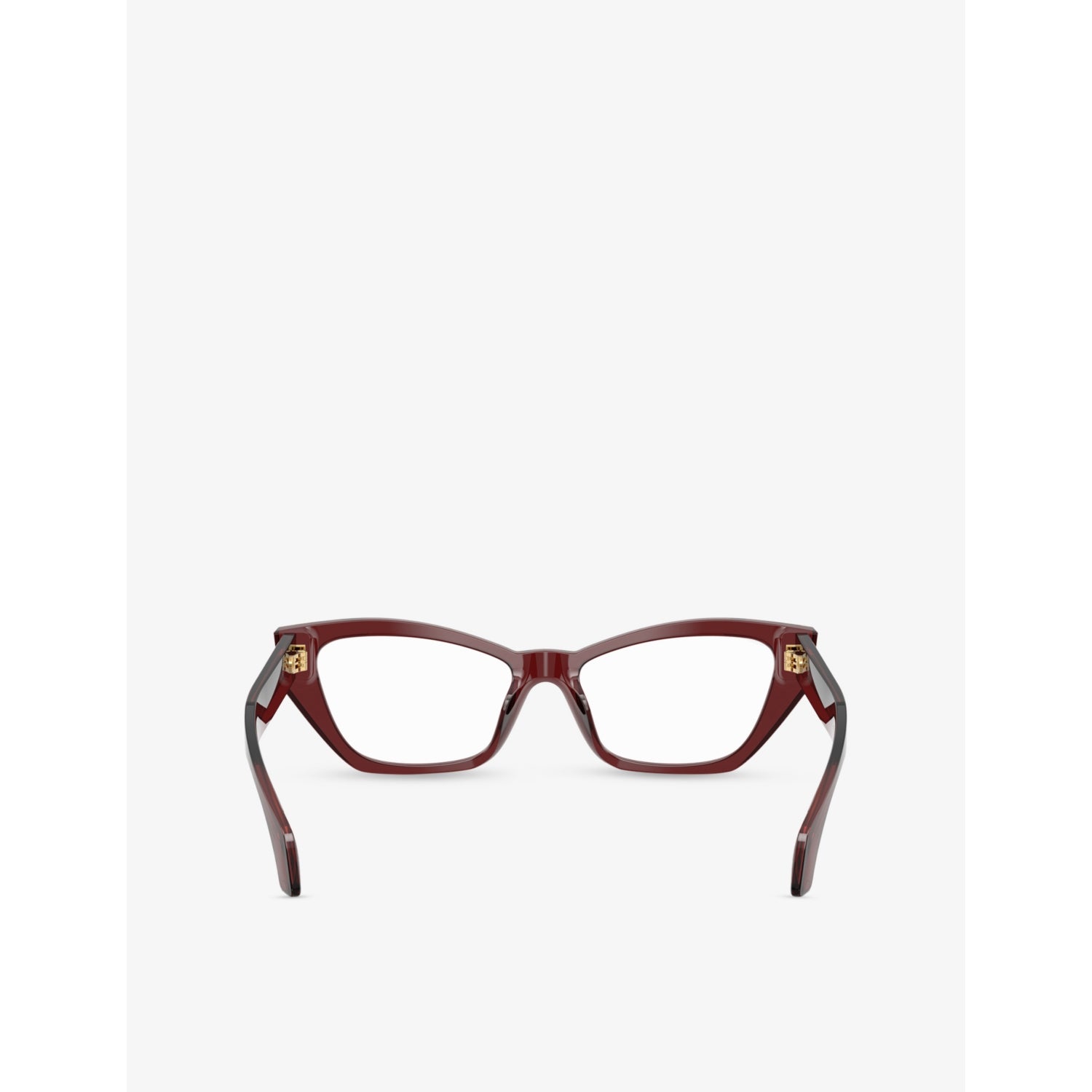 Versace cat-eye acetate optical glasses with clear lenses (British brand)