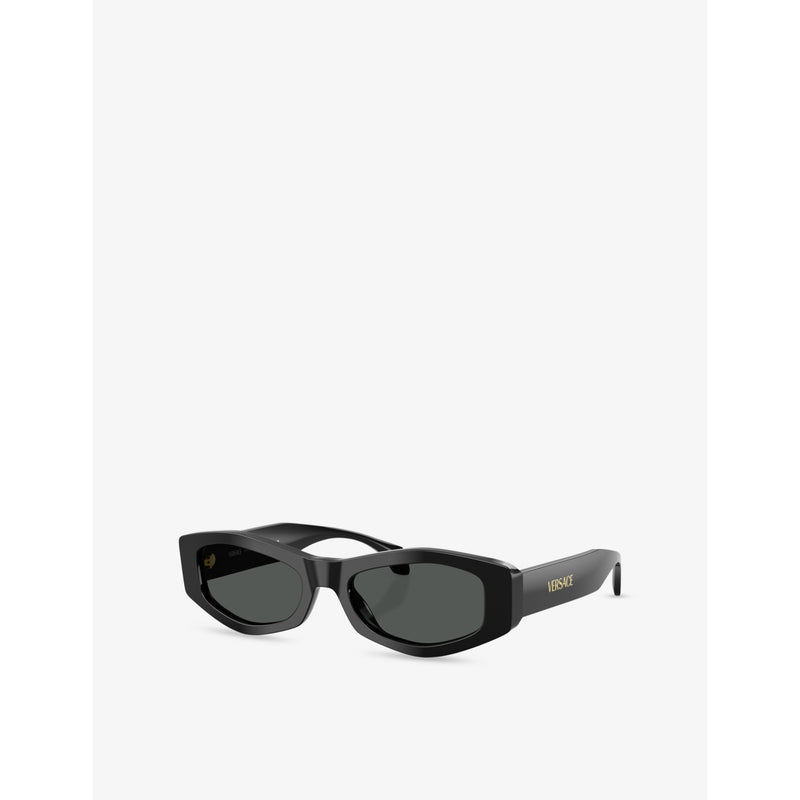 Versace rectangle-frame acetate sunglasses VE4487, imported from the UK