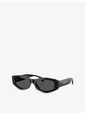 Versace rectangle-frame acetate sunglasses VE4487, imported from the UK
