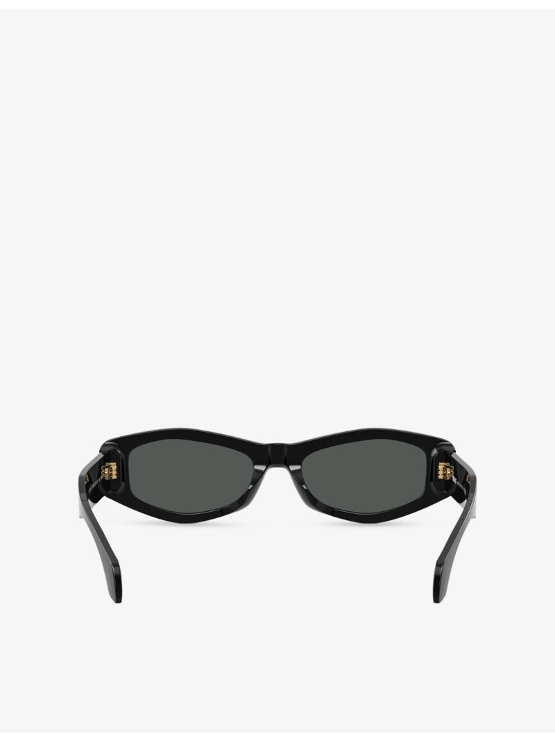 Versace rectangle-frame acetate sunglasses VE4487, imported from the UK