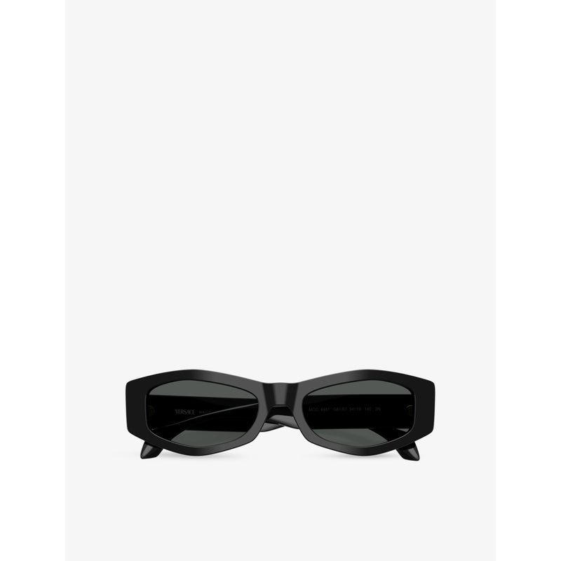 Versace rectangle-frame acetate sunglasses VE4487, imported from the UK