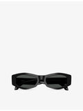 Versace rectangle-frame acetate sunglasses VE4487, imported from the UK