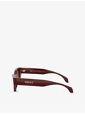 Versace cat-eye acetate sunglasses with gold-tone hardware, UK version