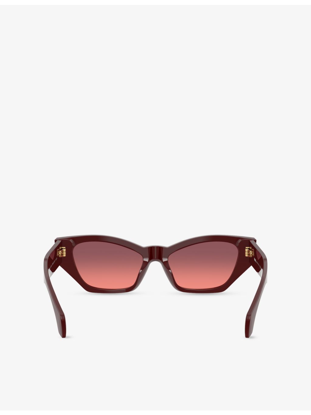 Versace cat-eye acetate sunglasses with gold-tone hardware, UK version
