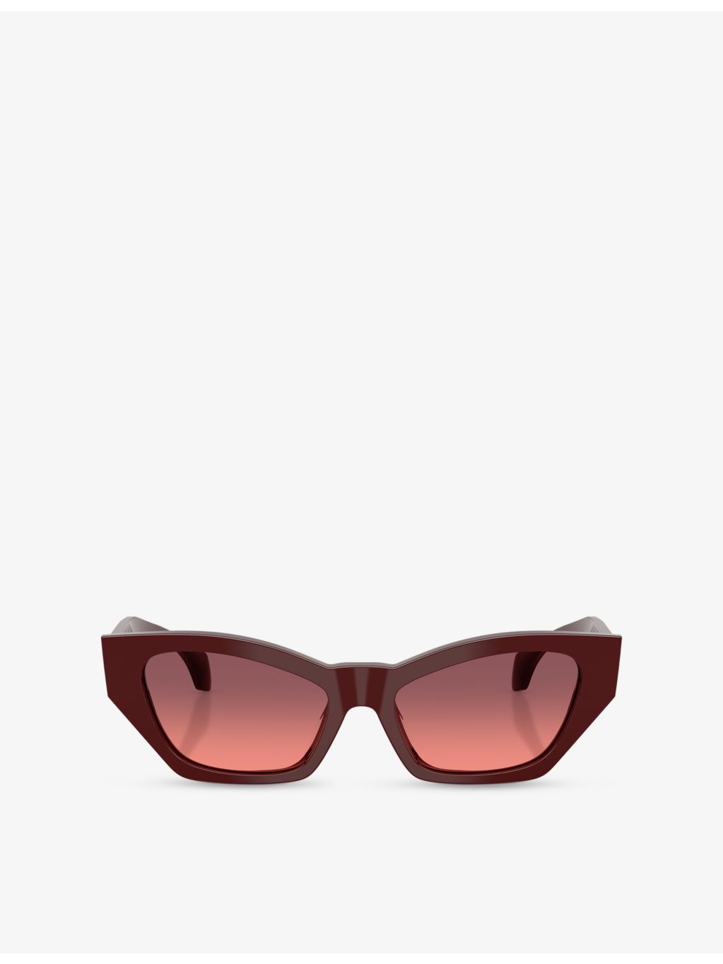 Versace cat-eye acetate sunglasses with gold-tone hardware, UK version