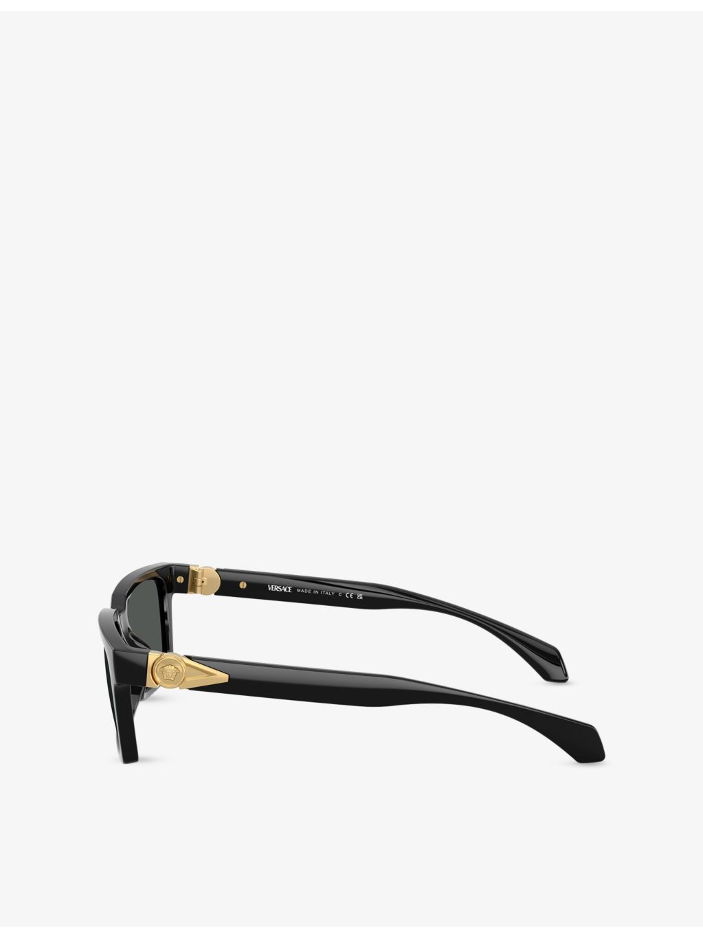 Versace VE4490U rectangle-frame acetate sunglasses, imported from the UK