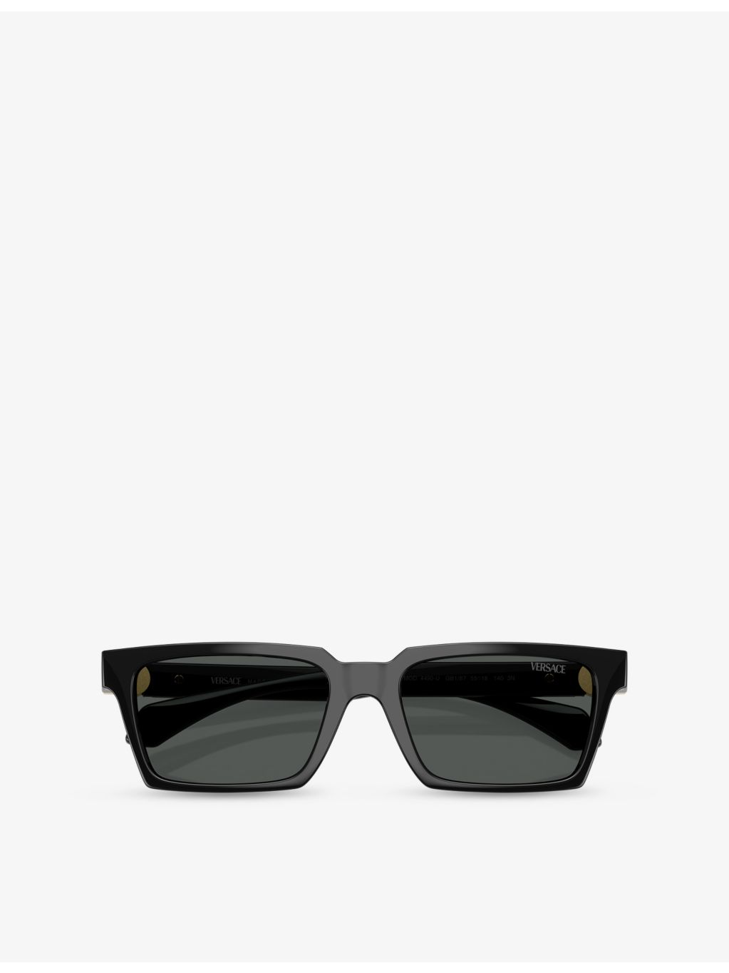 Versace VE4490U rectangle-frame acetate sunglasses, imported from the UK