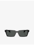 Versace VE4490U rectangle-frame acetate sunglasses, imported from the UK