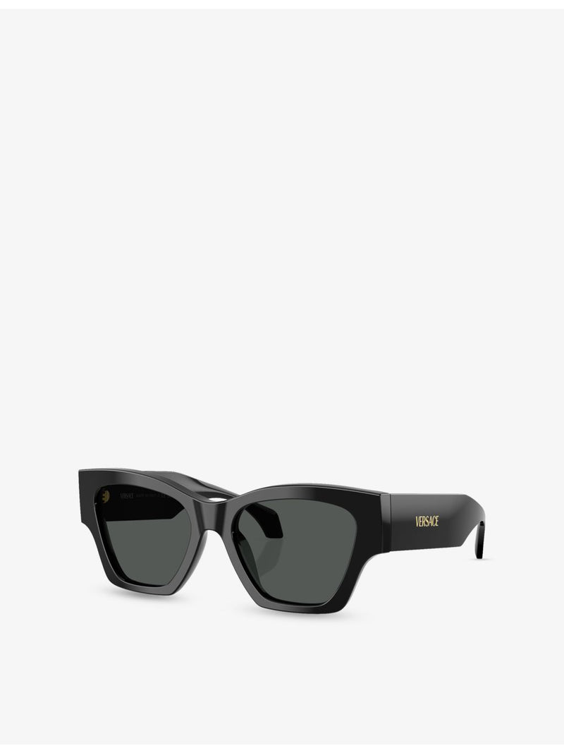 Versace square-frame acetate sunglasses VE4492U (British brand)