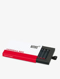 Montblanc Modena Red ink cartridges set of eight (British brand)